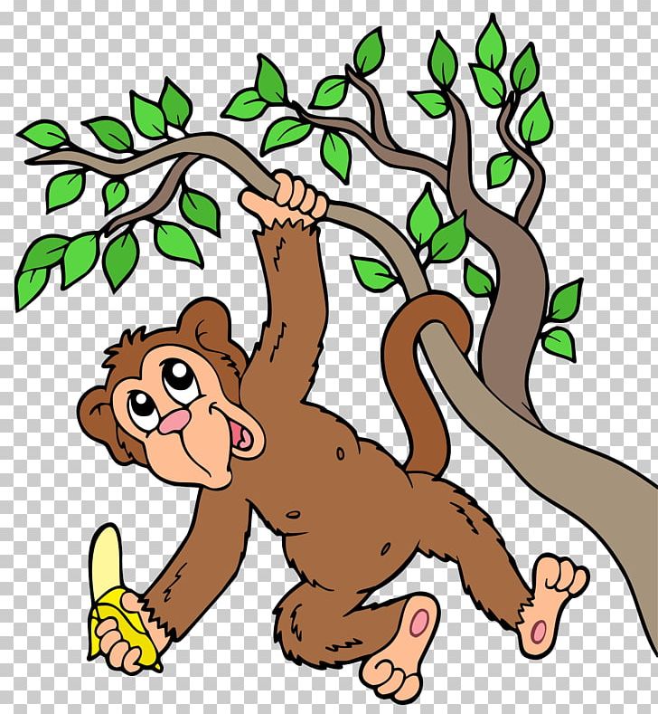 Chimpanzee Monkey Tree PNG, Clipart, Activities, Animal, Animals, Arecaceae, Body Free PNG Download