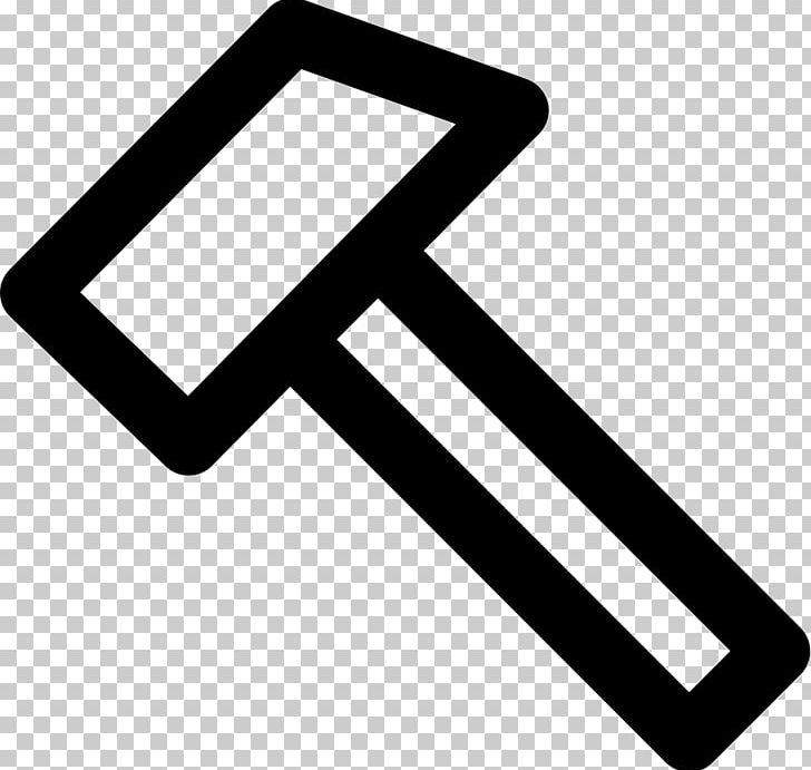 Hammer Tool Symbol Computer Icons Chisel PNG, Clipart, Angle, Black And White, Chisel, Computer Icons, Hammer Free PNG Download