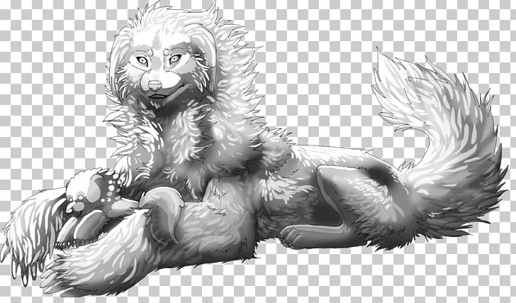 Lion Cat Dog Paw Sketch PNG, Clipart, Animals, Artwork, Black And White, Carnivoran, Cat Like Mammal Free PNG Download