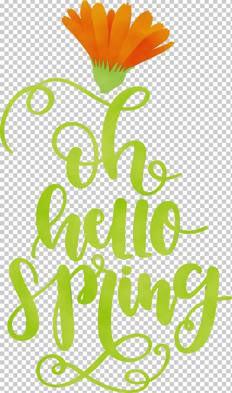 Watercolor Painting Logo Painting Calligraphy Text PNG, Clipart, Calligraphy, Conceptual Art, Hello Spring, Line Art, Logo Free PNG Download