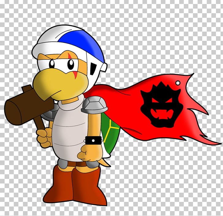 Luigi Hammer Bro. Koopa Troopa Mario Series Fan Art PNG, Clipart, Art, Artist, Artwork, Beak, Bird Free PNG Download