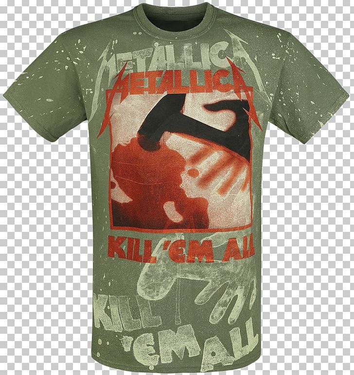 T-shirt Metallica Kill 'Em All Album Heavy Metal PNG, Clipart,  Free PNG Download