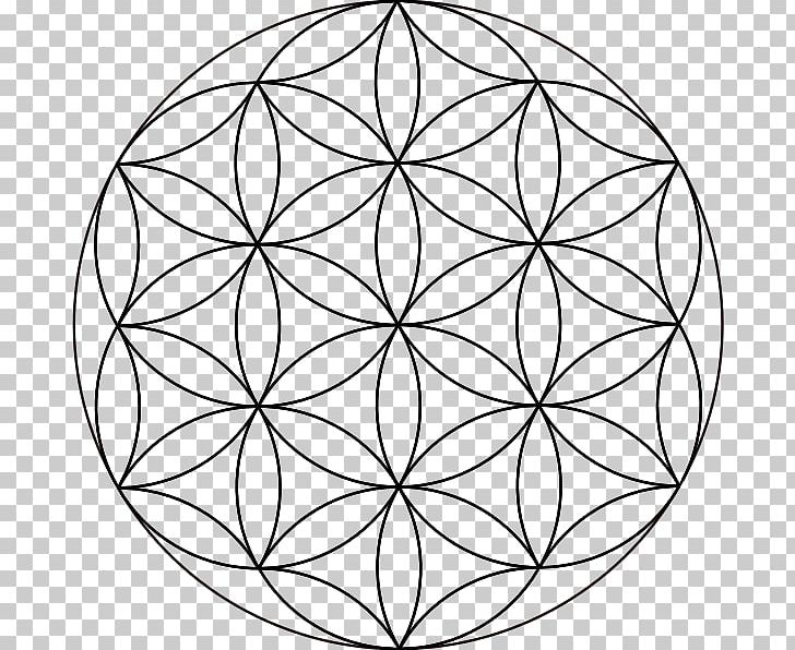 Overlapping Circles Grid Sacred Geometry Mandala PNG, Clipart,  Free PNG Download
