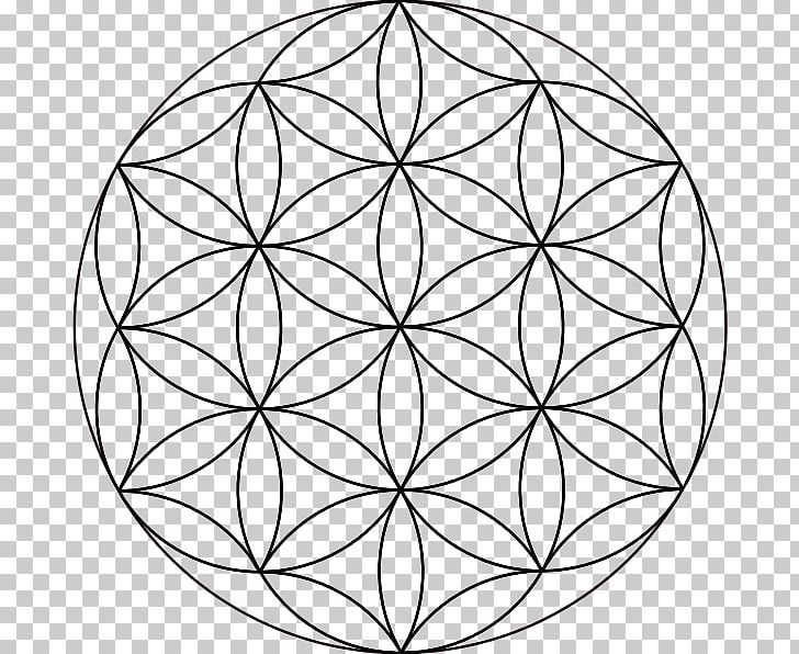 Overlapping Circles Grid Sacred Geometry Mandala PNG, Clipart, Free PNG ...