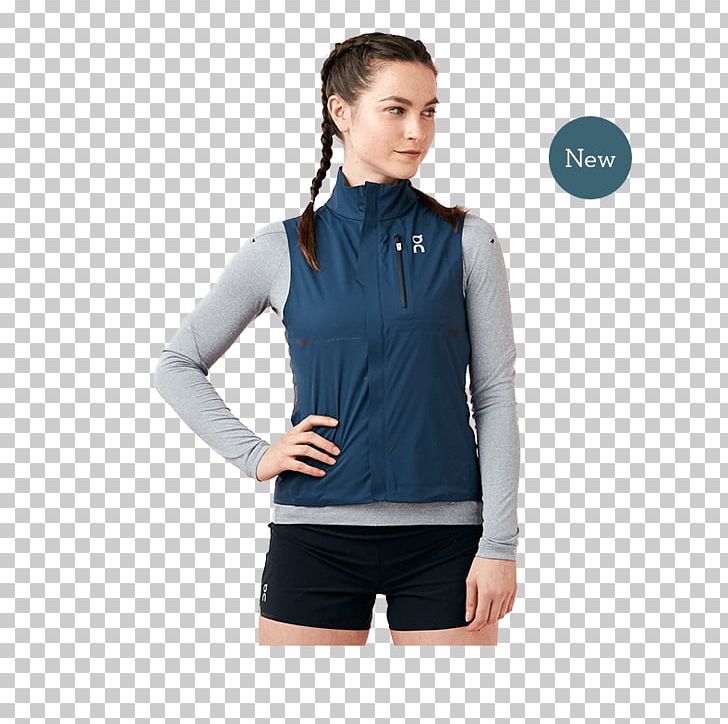 Sleeve T-shirt Jacket Clothing Outerwear PNG, Clipart, Blue, Clothing, Electric Blue, Gilets, Jacket Free PNG Download