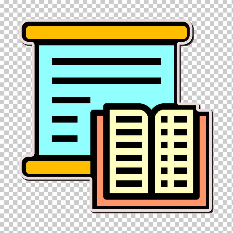 Studying Icon Lesson Icon Book And Learning Icon PNG, Clipart, Book And Learning Icon, Lesson Icon, Line, Studying Icon, Yellow Free PNG Download