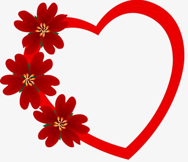 Red Flower Ribbon Png Clipart Design Flower Clipart Flowers