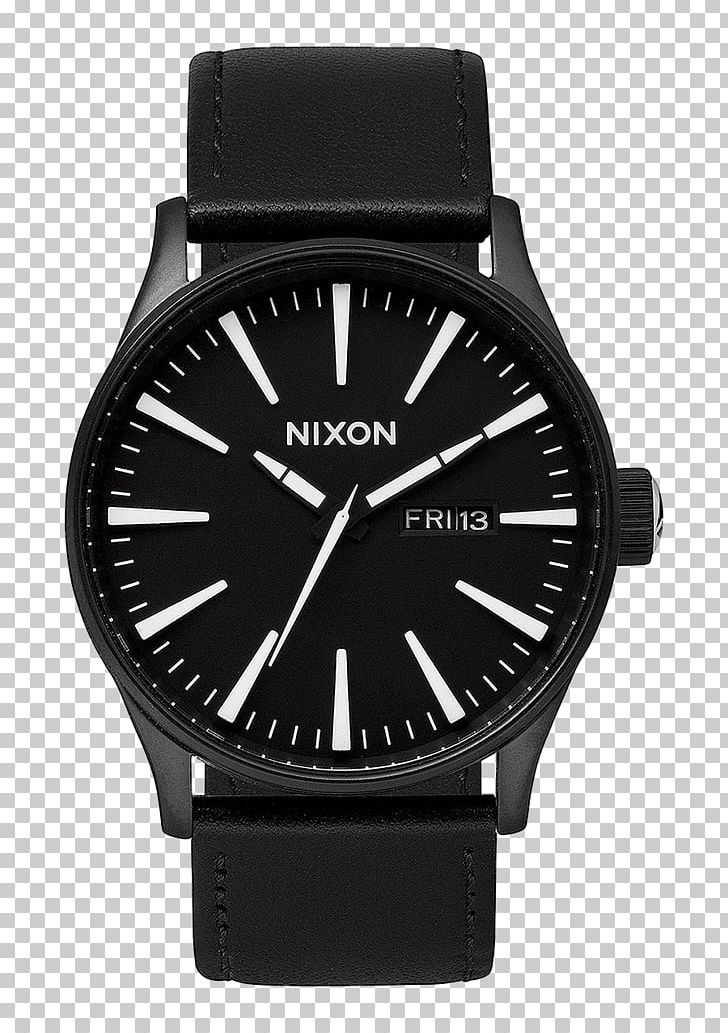 Watch Nixon Men's Sentry Leather Strap PNG, Clipart,  Free PNG Download