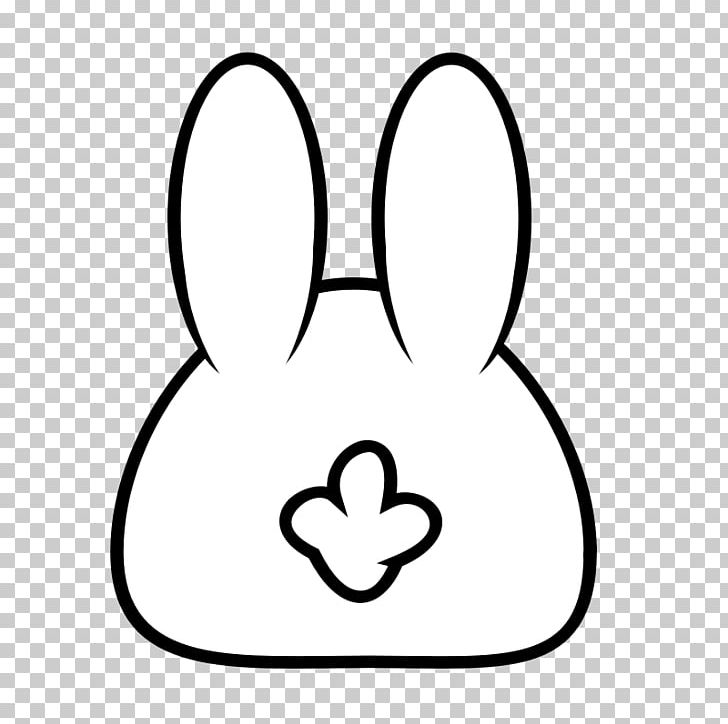 Easter Bunny Rabbit PNG, Clipart, Area, Black And White, Circle, Computer, Easter Free PNG Download