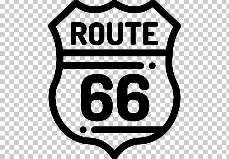U.S. Route 66 Brand Logo Product PNG, Clipart, Area, Black And White, Brand, Line, Logo Free PNG Download