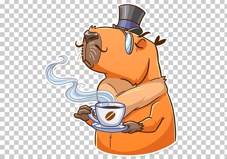 Capybara Sticker Telegram Messaging Apps PNG, Clipart, Animal, Apps, Capybara, Cartoon, Clip Art Free PNG Download
