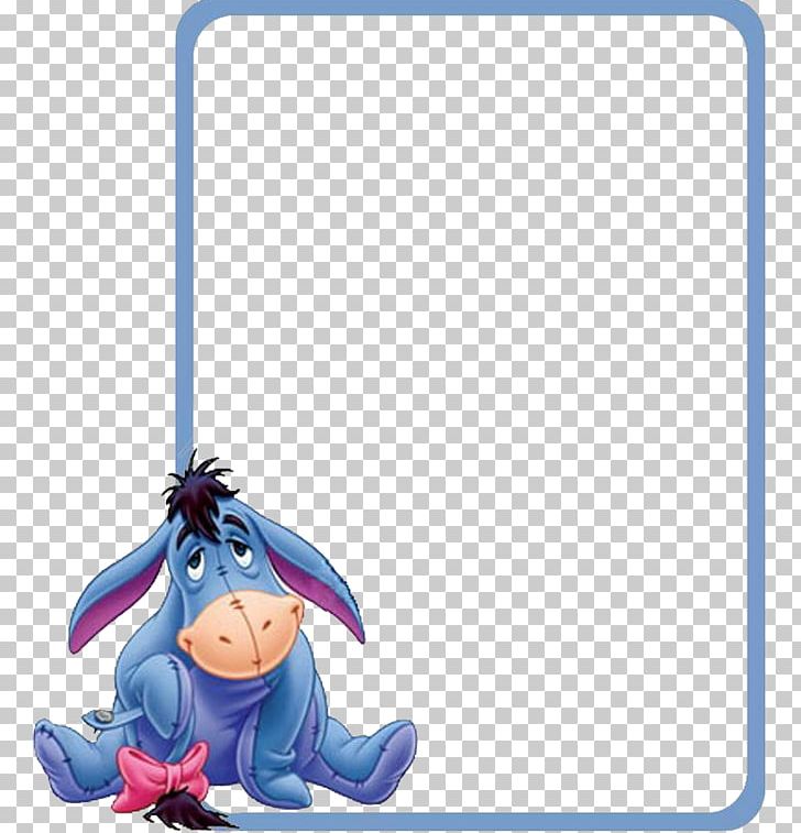 Eeyore Piglet Winnie-the-Pooh Winnie The Pooh Tigger PNG, Clipart, Animated Cartoon, Area, Blue, Border, Border Frame Free PNG Download