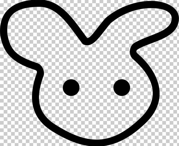 Rabbit Easter Bunny Computer Icons PNG, Clipart, Animals, Area, Black And White, Bunny, Circle Free PNG Download