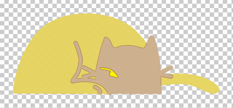 Cat Cartoon Dog Tail Yellow PNG, Clipart, Biology, Cartoon, Cat, Dog, Paint Free PNG Download