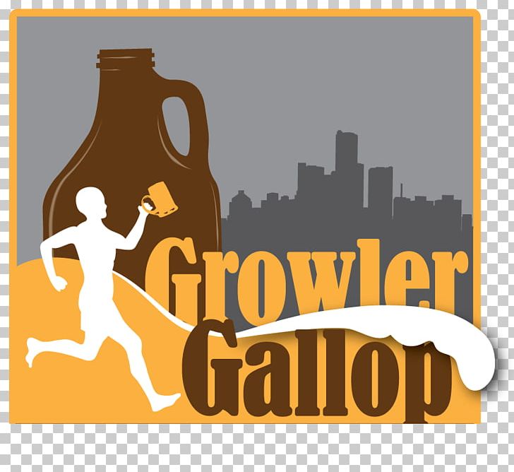 Growler Gallop 10 Mile And 5k Logo Detroit Brand Font PNG, Clipart, Behavior, Brand, Brewery, Detroit, Growler Free PNG Download