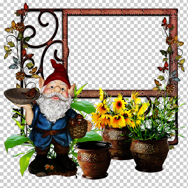 Picture Frame PNG, Clipart, Flower, Flowerpot, Garden Gnome, Lawn Ornament, Picture Frame Free PNG Download