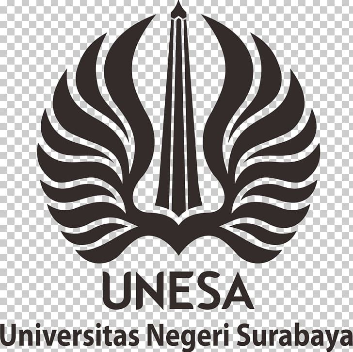 State University Of Surabaya Logo Lambung Mangkurat University Bangka Belitung University PNG, Clipart, Black And White, Brand, College Student, Education, Emblem Free PNG Download