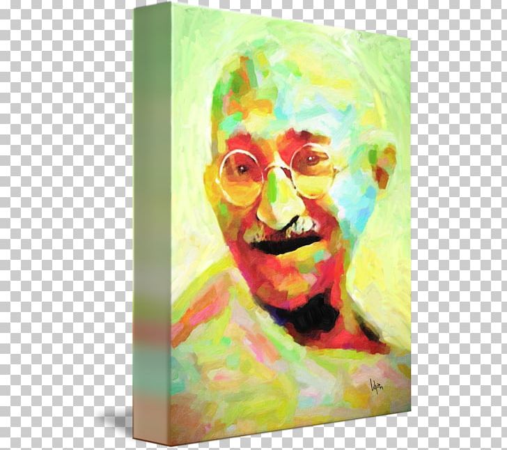 Mahatma Gandhi Visual Arts Painting Nonviolence PNG, Clipart, Acrylic Paint, Art, Artist, Artwork, Canvas Print Free PNG Download