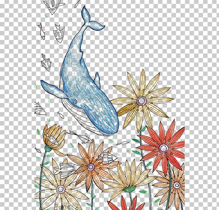 Nature Floral Design Whale PNG, Clipart, Animals, Art, Artwork, Designer, Environment Free PNG Download