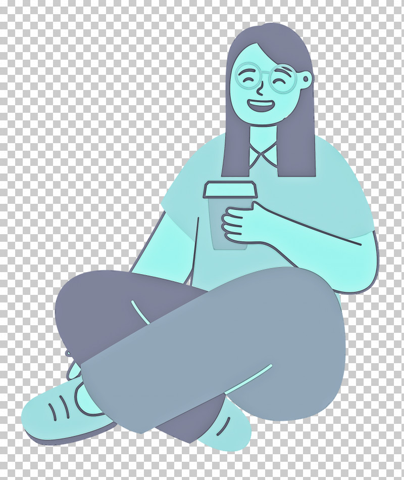 Sitting On Floor Sitting Woman PNG, Clipart, Cartoon, Character, Girl, Hm, Joint Free PNG Download