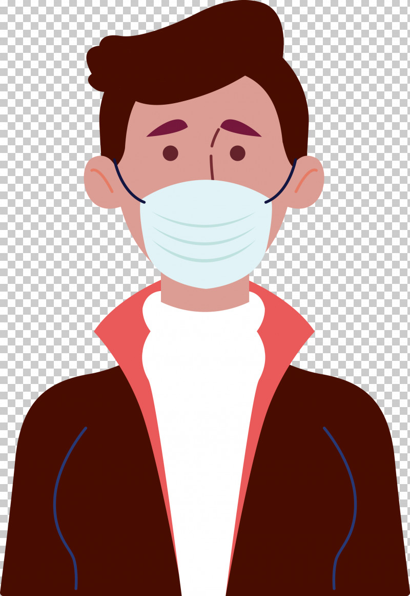 Wearing Mask Coronavirus Corona PNG, Clipart, Cartoon, Cheek, Chin, Corona, Coronavirus Free PNG Download