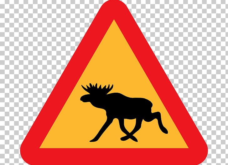 Moose Traffic Sign Warning Sign Road Signs In Singapore Sweden PNG, Clipart, Animals, Area, Carnivoran, Deer, Dog Like Mammal Free PNG Download