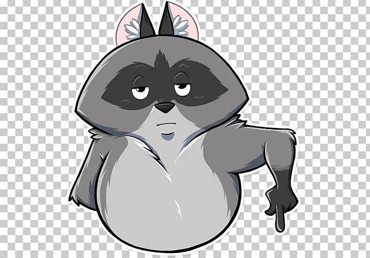 Raccoons Telegram Sticker Whiskers VKontakte PNG, Clipart, Black, Carnivoran, Cartoon, Cat Like Mammal, Dog Like Mammal Free PNG Download