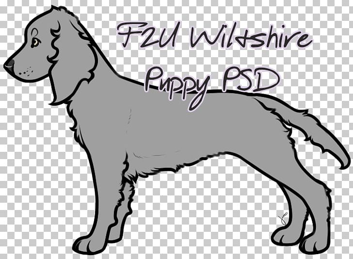 Dog Breed Puppy English Cocker Spaniel Labrador Retriever PNG, Clipart, Animals, Artwork, Black And White, Breed, Carnivoran Free PNG Download