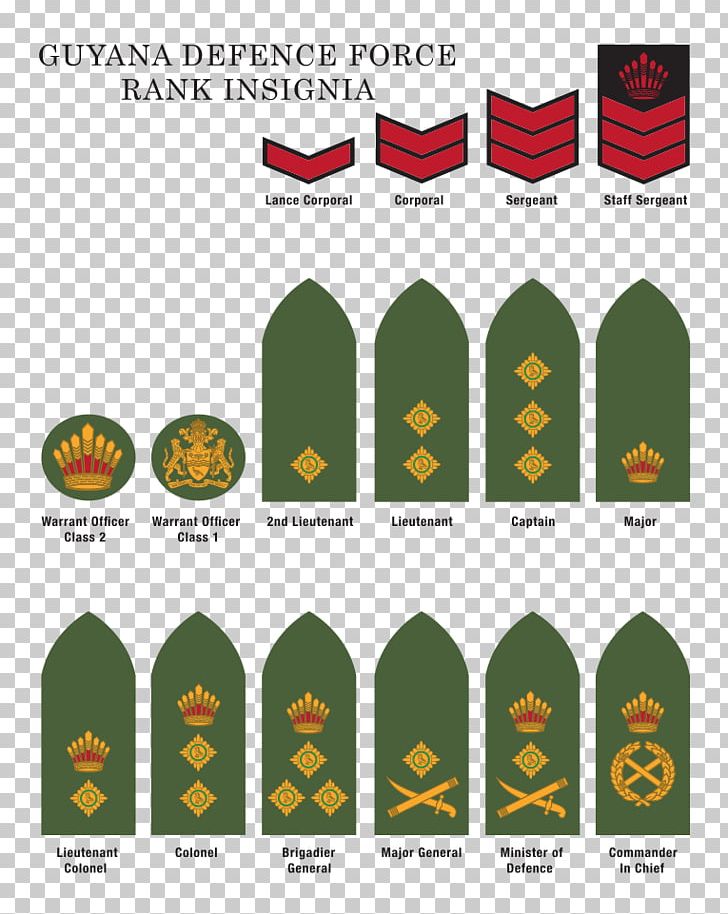 Military Rank Guyana Defence Force United States Army Enlisted Rank Insignia PNG, Clipart, Air Force, Army, Brand, Captain, Colonel Free PNG Download