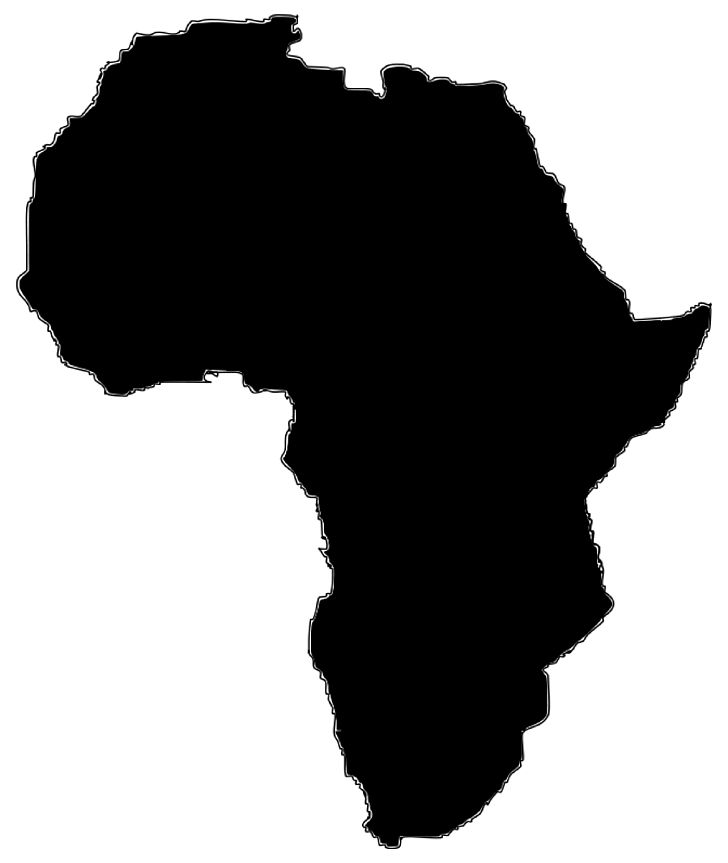 Africa Map PNG, Clipart, Africa, Africa Cliparts, Black, Black And White, Blank Map Free PNG Download