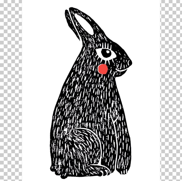 Poster Domestic Rabbit Black And White Linocut Paper PNG, Clipart, Art, Black And White, Canvas Print, Child, Domestic Rabbit Free PNG Download