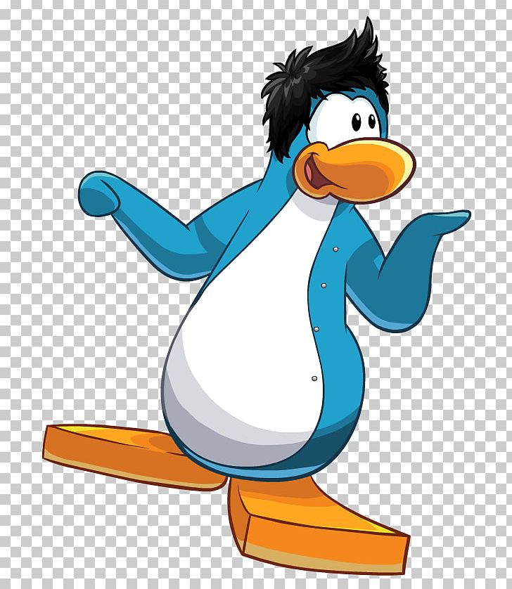 Club Penguin Duck Little Penguin Blue PNG, Clipart, Animals, Beak, Bird, Blue, Cartoon Free PNG Download