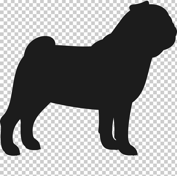 French Bulldog Pug Silhouette Dog Breed PNG, Clipart, Animals, Black, Black And White, Breed, Bulldog Free PNG Download