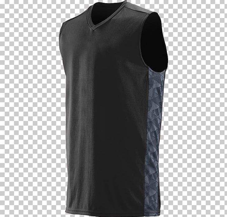 Sleeveless Shirt Jersey Gilets Basketball PNG, Clipart, Active Shirt, Active Tank, Augusta, Basketball, Black Free PNG Download