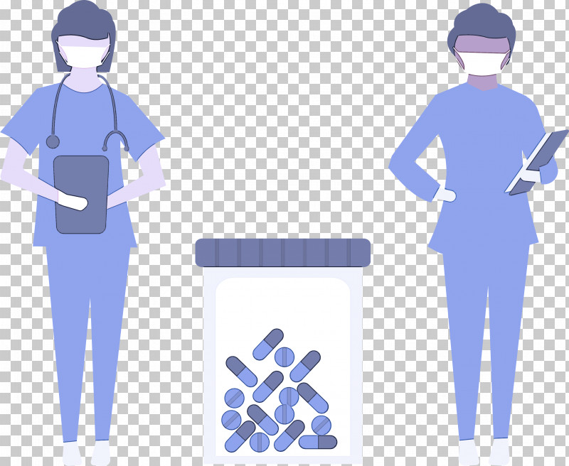 Nurse International Nurses Day Medical Worker Day PNG, Clipart, Electric Blue, Gesture, Health Care Provider, International Nurses Day, Medical Worker Day Free PNG Download