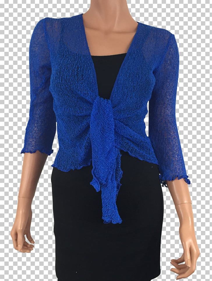 Cardigan Sleeve Blouse Shrug Top PNG, Clipart, Blouse, Blue, Cardigan, Clothing, Cobalt Blue Free PNG Download