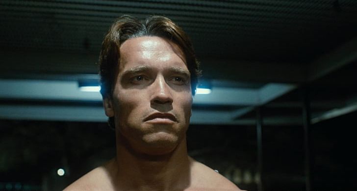 Arnold Schwarzenegger Terminator Face