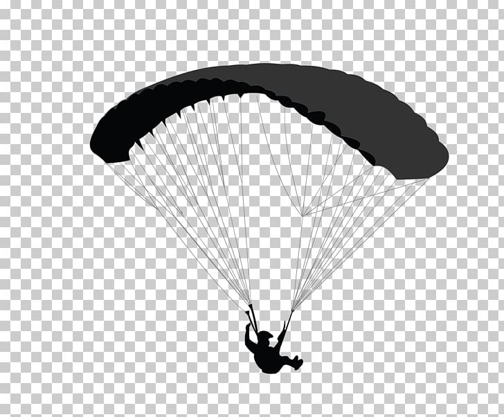 Parachuting Parachute Silhouette PNG, Clipart, Air Sports, Black And White, Cartoon Parachute, Color Parachute, Download Free PNG Download