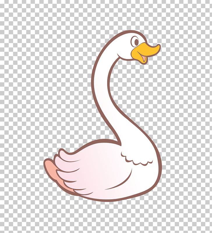 Duck Domestic Goose Cygnini Illustration PNG, Clipart, Animals, Bird, Black White, Cartoon, Chicken Free PNG Download