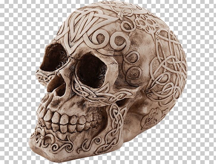 Skull Human Skeleton Figurine Horn PNG, Clipart, Bone, Celtic Knot, Collectable, Crystal Skull, Fantasy Free PNG Download