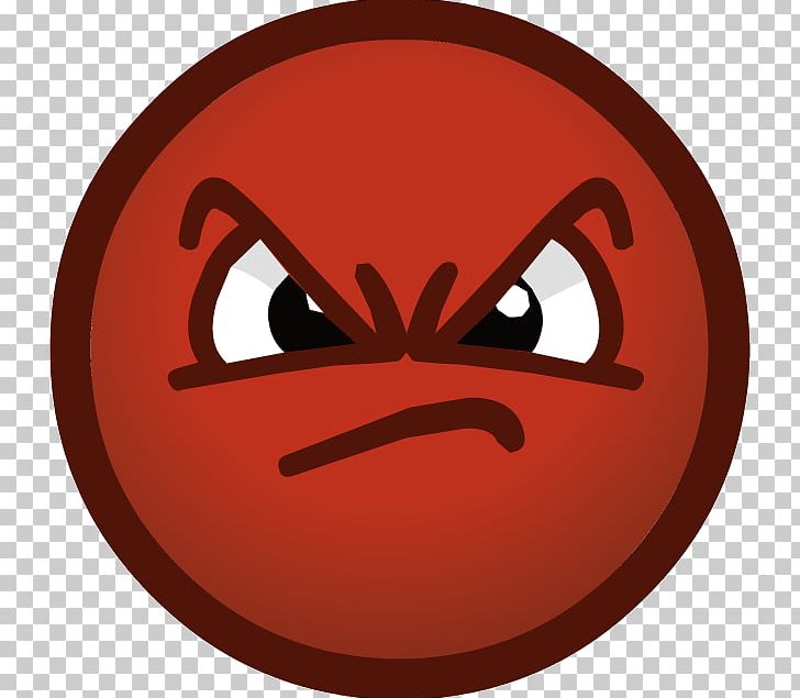red angry face