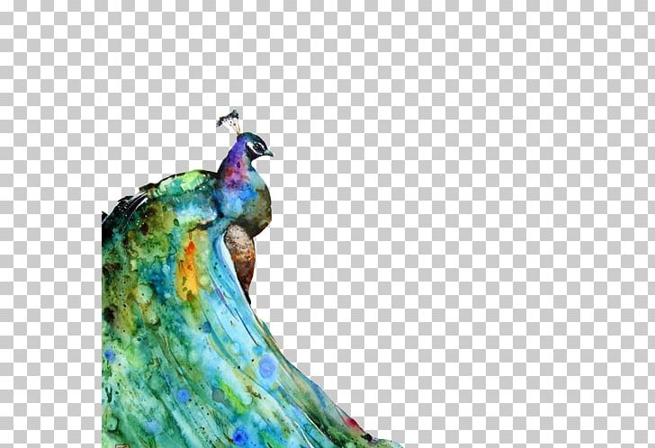 Watercolor Painting Peafowl Canvas Print Portrait PNG, Clipart, Animals, Art, Artist, Beak, Beautiful Free PNG Download