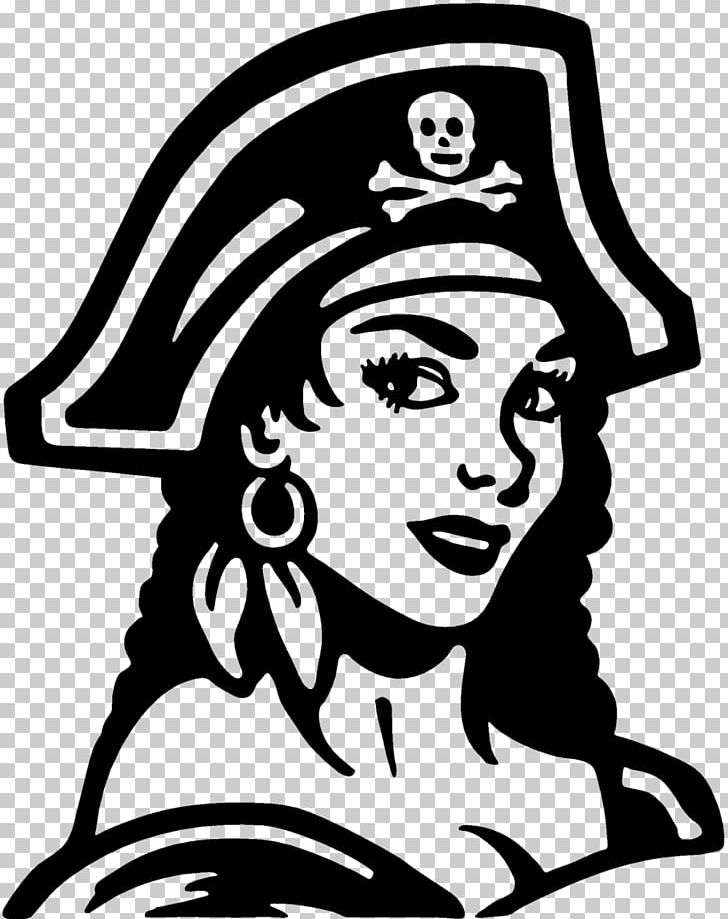 pirate clip art black and white