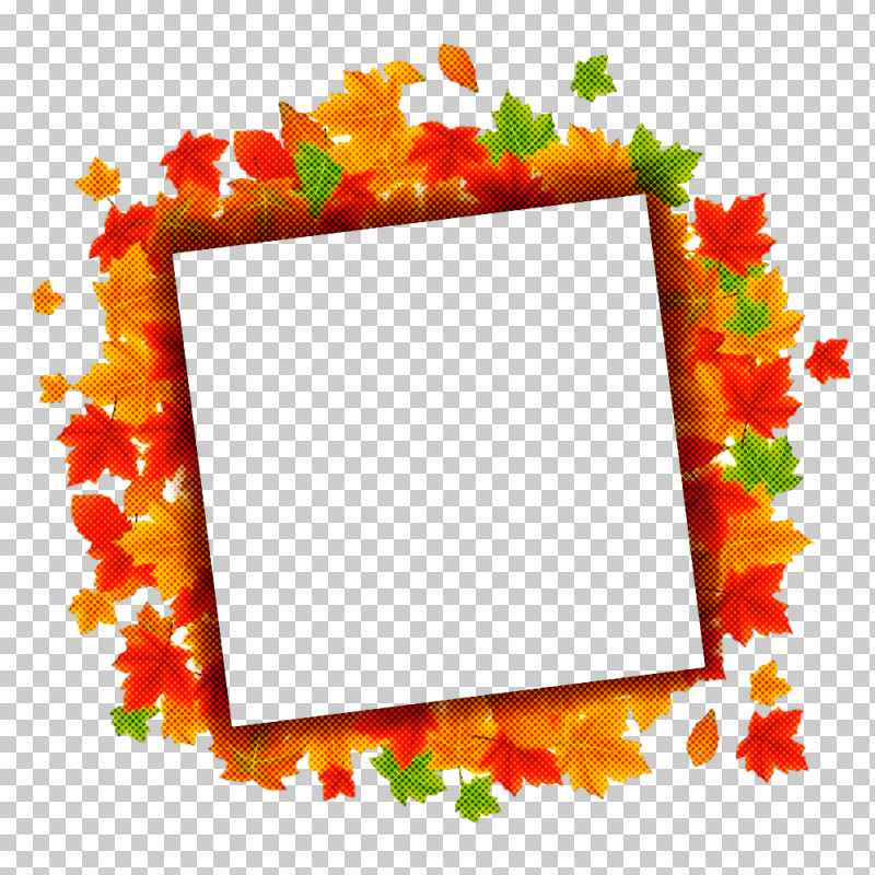 Picture Frame PNG, Clipart, Leaf, Orange, Picture Frame, Rectangle Free PNG Download
