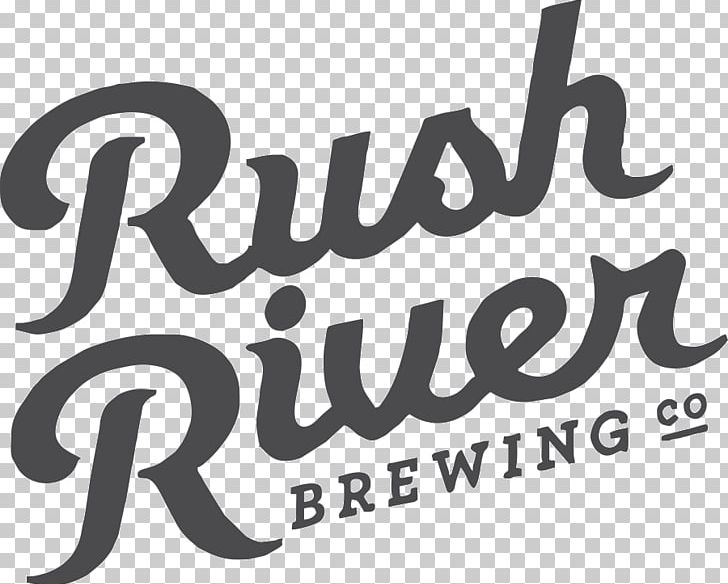 Rush River Brewery Logo Brand PNG, Clipart, Beer, Black And White, Brand, Brew, Brewery Free PNG Download