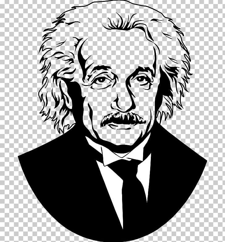 Albert Einstein Scientist Silhouette PNG, Clipart, Art, Artwork, Black, Black And White, Drawing Free PNG Download