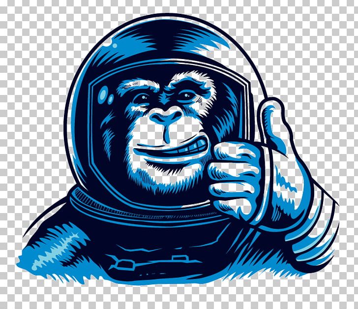 Chimpanzee Monkeys And Apes In Space Astronaut Space Suit PNG, Clipart, Art, Astronaut, Chimpanzee, Drawing, Fictional Character Free PNG Download