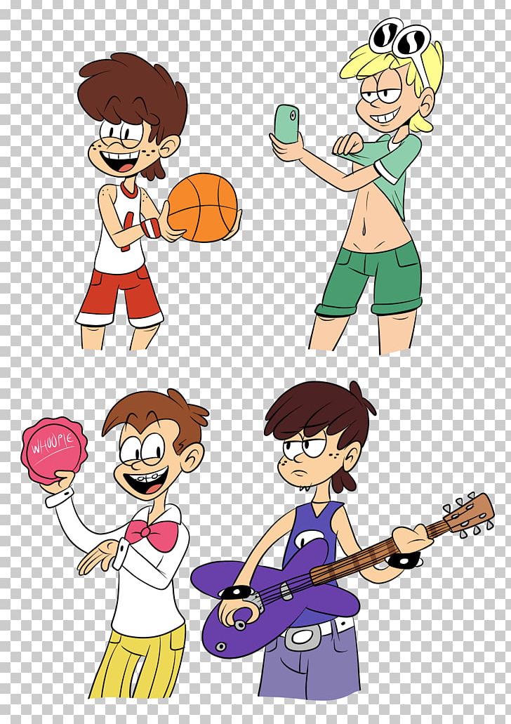 Gender Bender Lincoln Loud Drawing Png Clipart Anime Area Arm