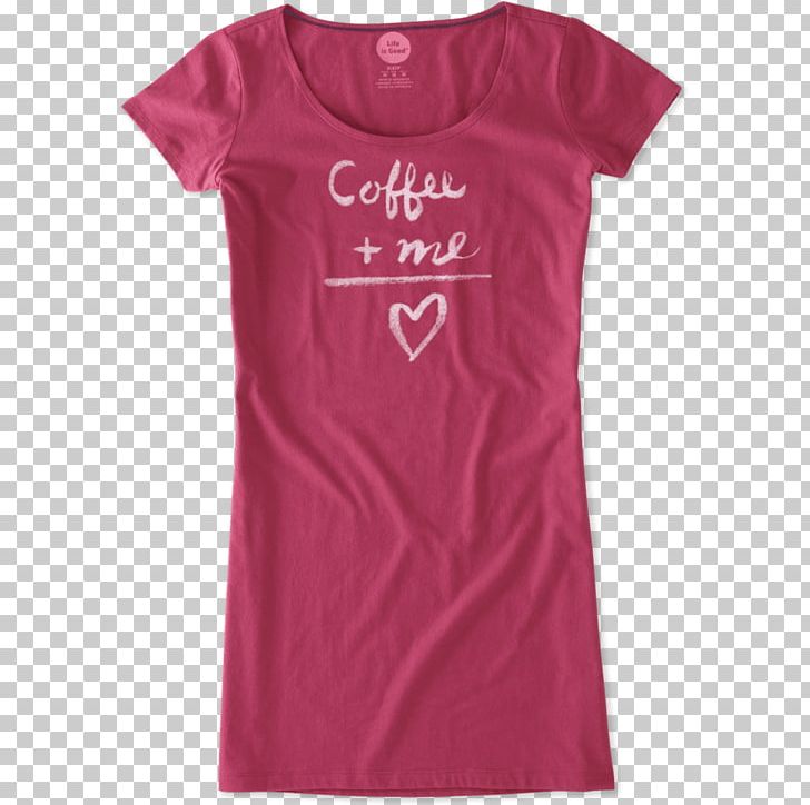 T-shirt Dress Sleeve Life Is Good Company Coffee PNG, Clipart, Active Shirt, Clothing, Coffee, Day Dress, Dress Free PNG Download