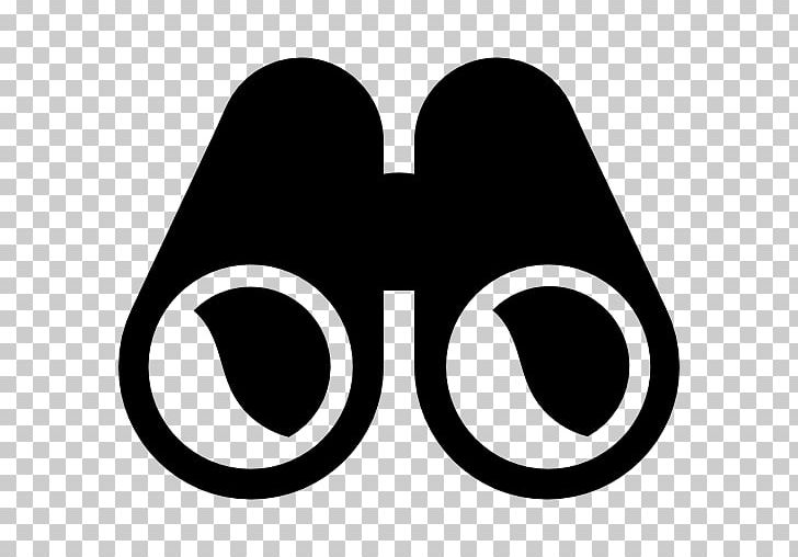 Computer Icons Binoculars Encapsulated PostScript PNG, Clipart, Binoculars, Black, Black And White, Brand, Circle Free PNG Download